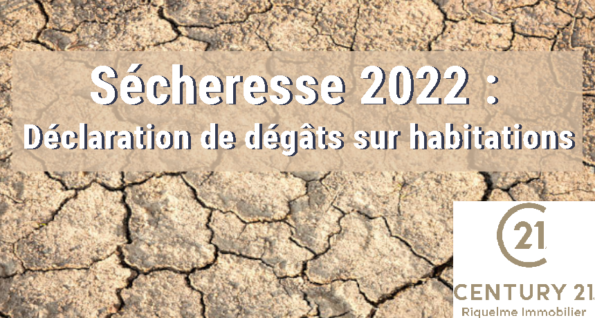 canicule 2022 déclaration de secheresse fissures déclaration de catastrophe naturelle arreté 10 juin 2023