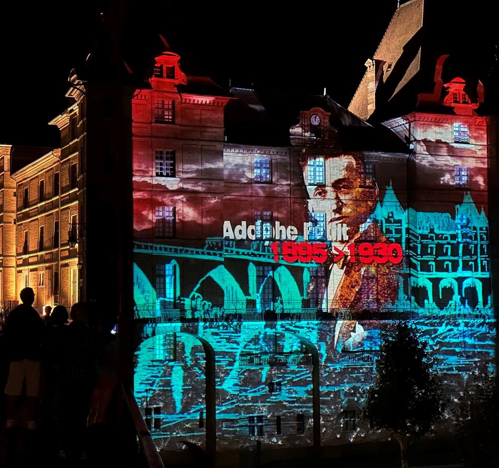 Mapping de Adolphe POULT sur le musée du MIB de MONTAUBAN