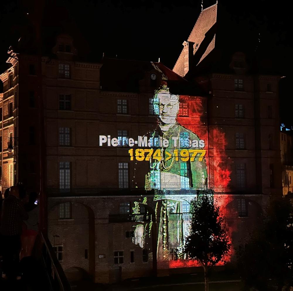 mapping de Pierre-Marie THEAS sur le musée du MIB à Montauban