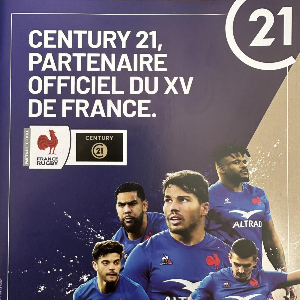 Century 21 Partenaire de la FFR et donc du XV de FRANCE