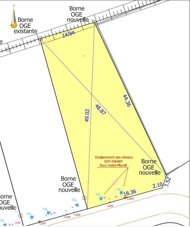 terrain à vendre - 876.0 m2 - CORBARIEU - 82 - MIDI-PYRENEES - Century 21 Riquelme Immobilier