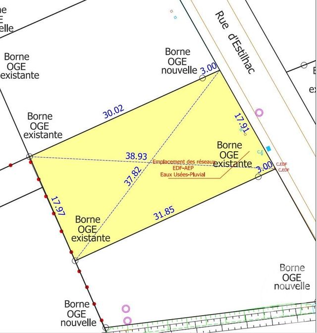 terrain à vendre - 608.0 m2 - CORBARIEU - 82 - MIDI-PYRENEES - Century 21 Riquelme Immobilier