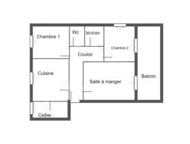 Appartement T3 à vendre - 3 pièces - 61.53 m2 - MONTAUBAN - 82 - MIDI-PYRENEES - Century 21 Riquelme Immobilier