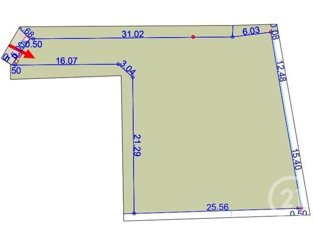 terrain à vendre - 723.0 m2 - MONTBARTIER - 82 - MIDI-PYRENEES - Century 21 Riquelme Immobilier