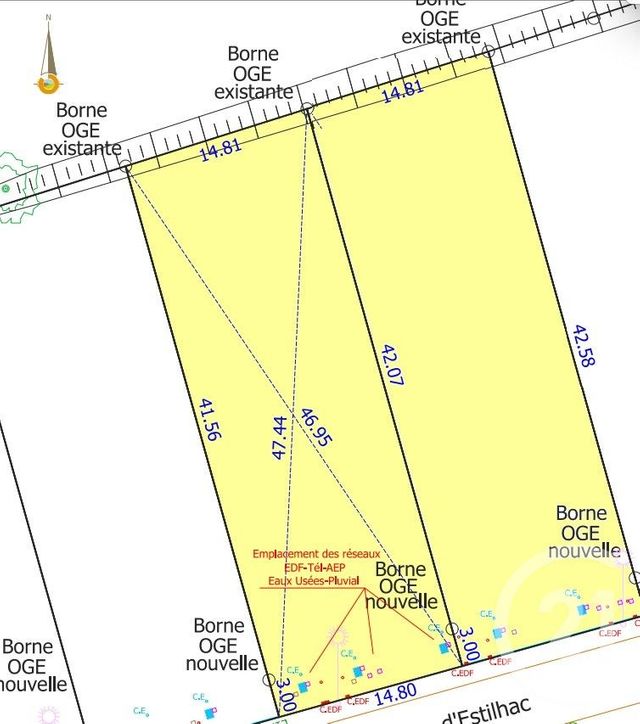 Terrain à vendre CORBARIEU