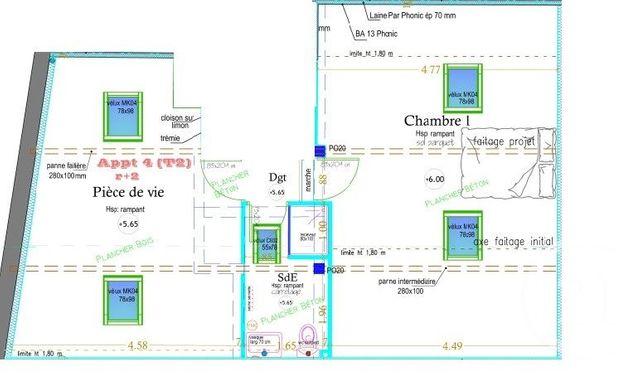 Appartement T2 à vendre - 2 pièces - 46.85 m2 - MONTAUBAN - 82 - MIDI-PYRENEES - Century 21 Riquelme Immobilier